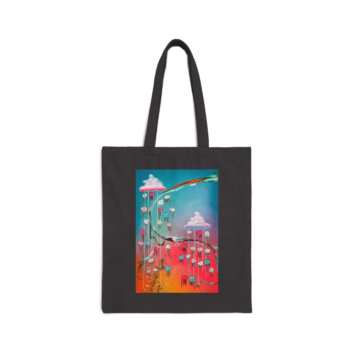 RAINING COWS "Emotional Currency" Tote Bag