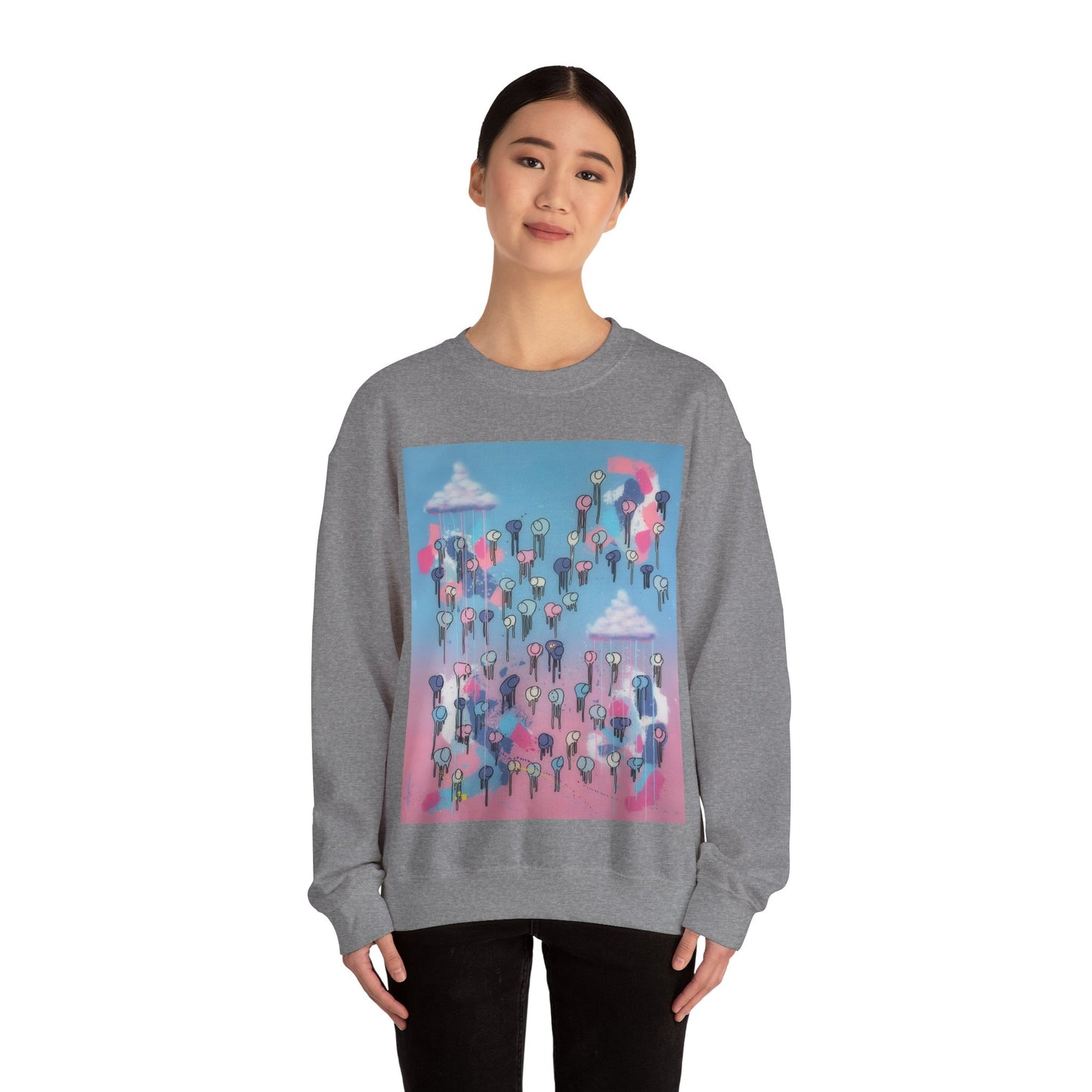 RAINING COWS "Sky Blossom" Sweatshirt