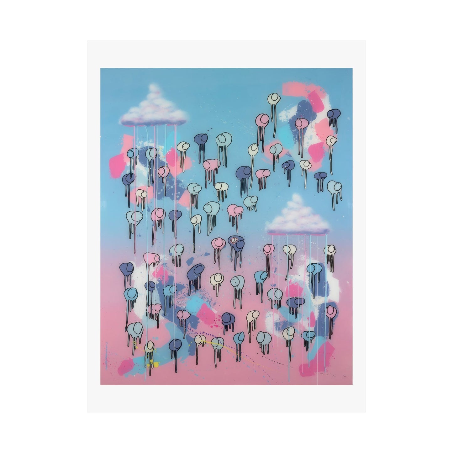 RAINING COWS "Sky Blossom" Print