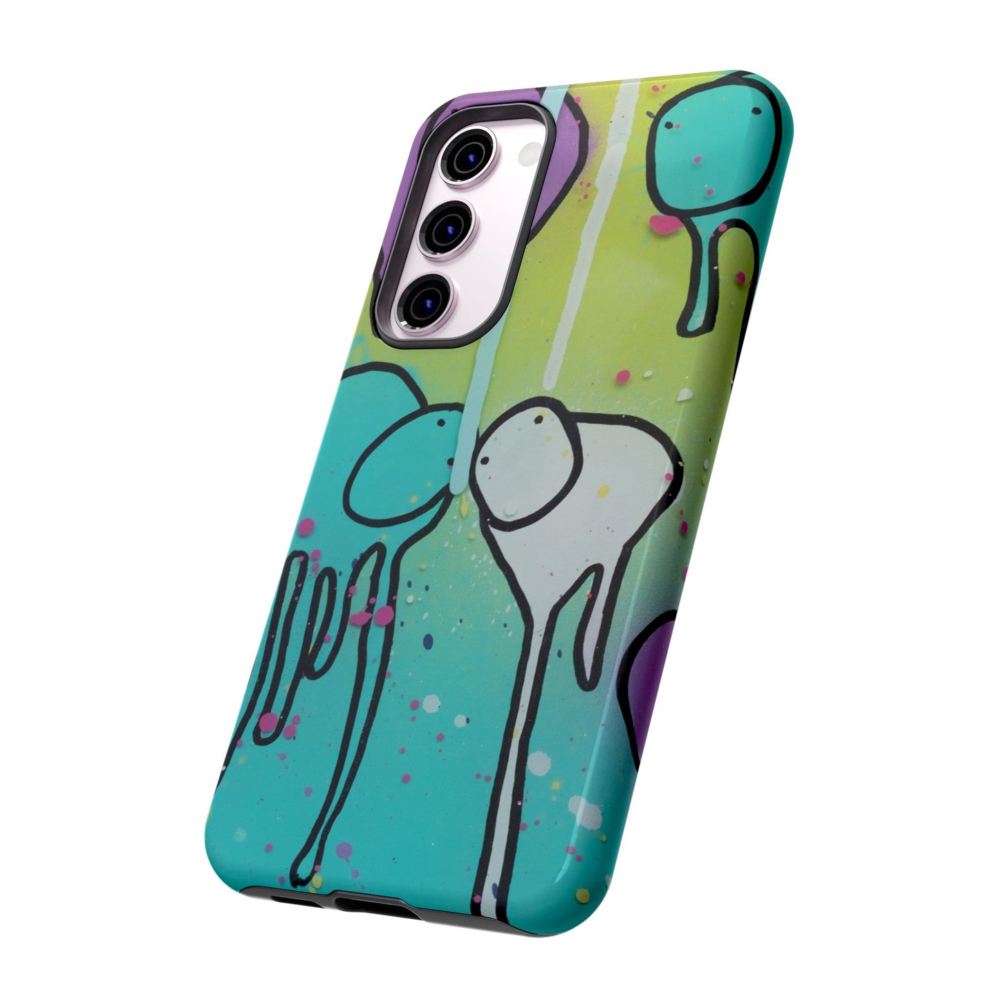 RAINING COWS "Lime Sunrise" Phone Case
