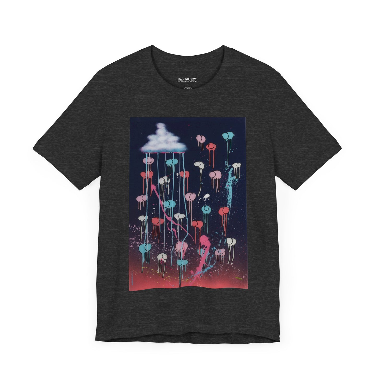 RAINING COWS "Pink Lightning" T-Shirt