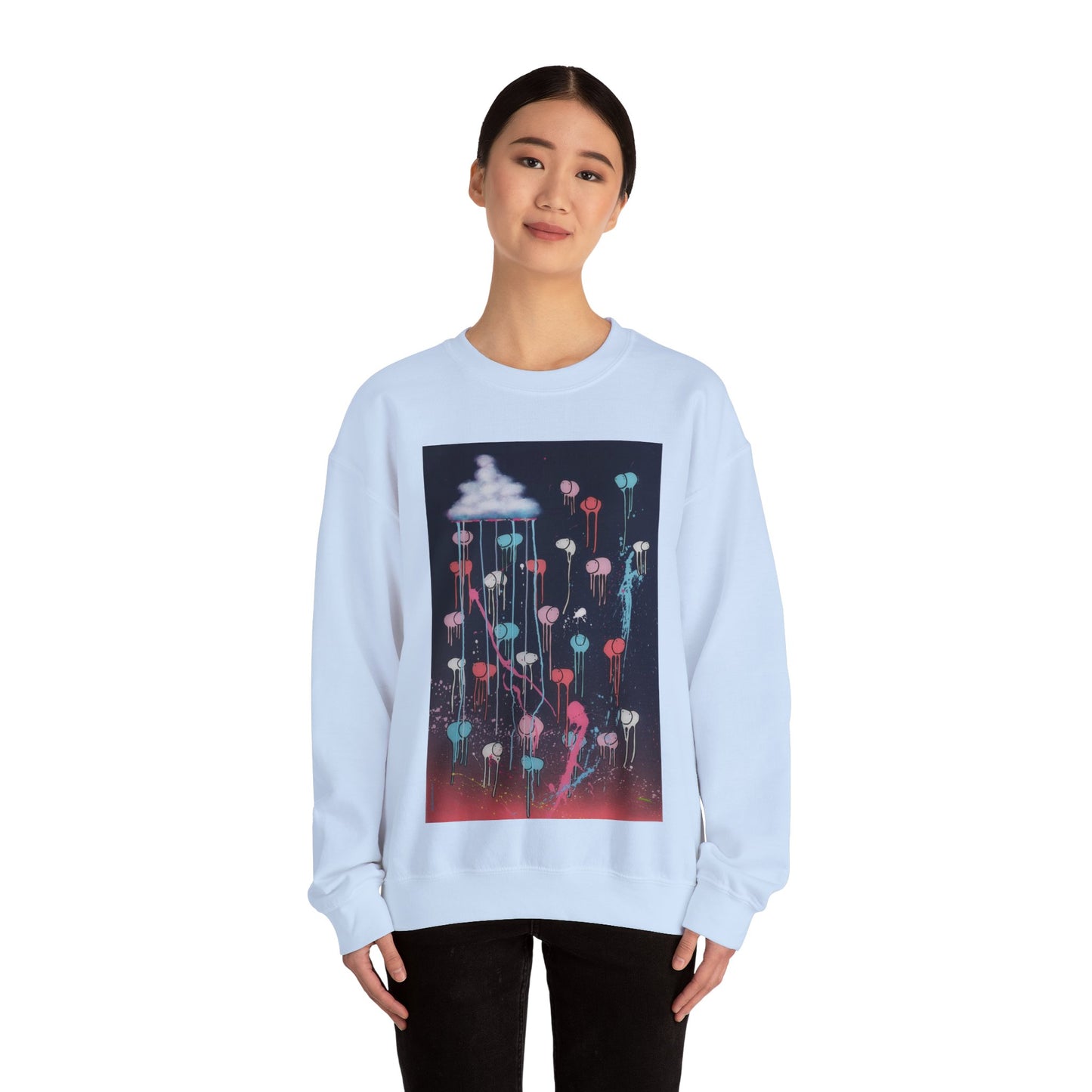 RAINING COWS "Pink Lightning" Sweatshirt