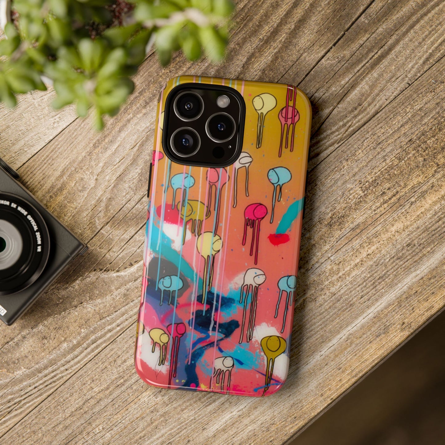RAINING COWS "Bubble Gum Sun" Phone Case