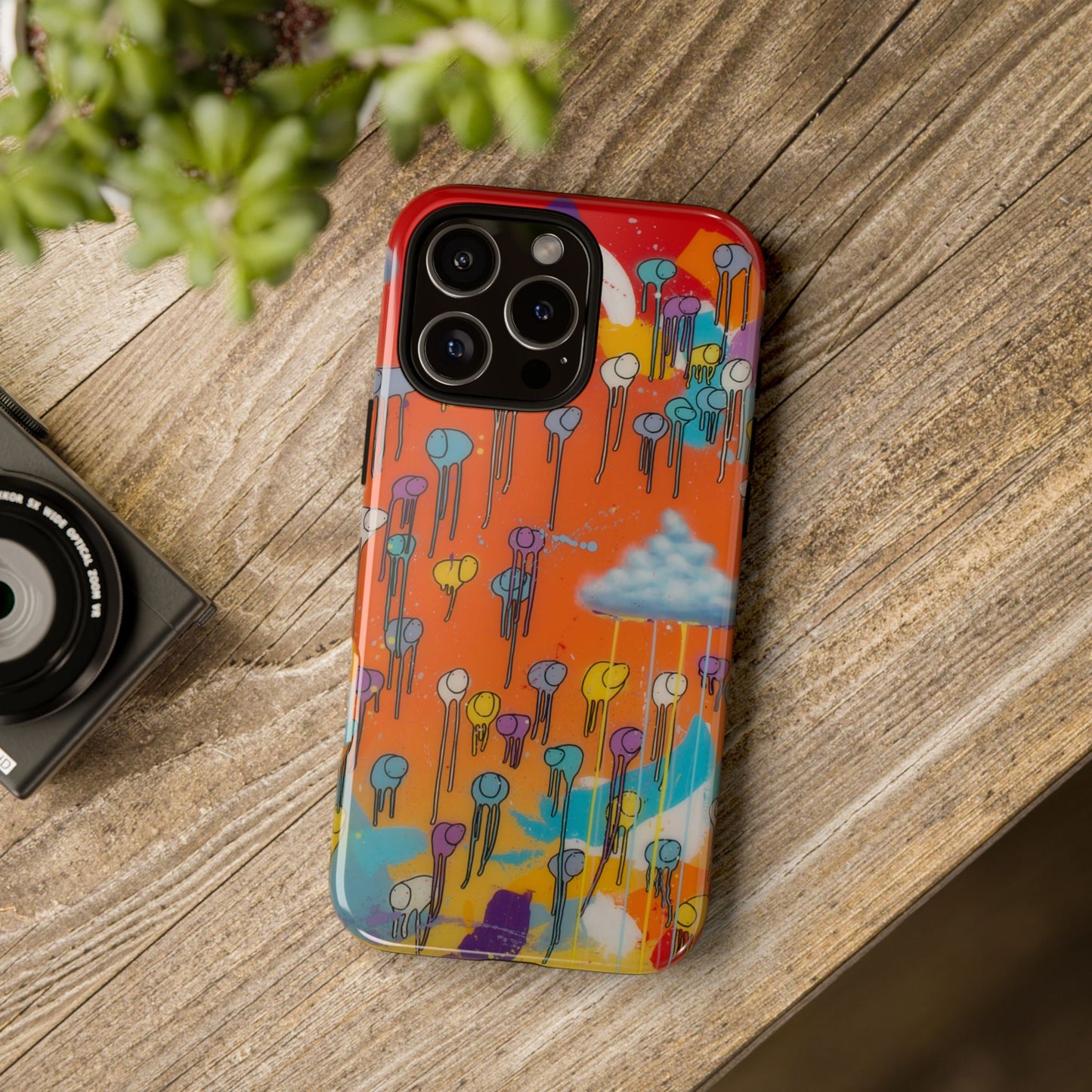 RAINING COWS "Dancing Flame" Phone Case