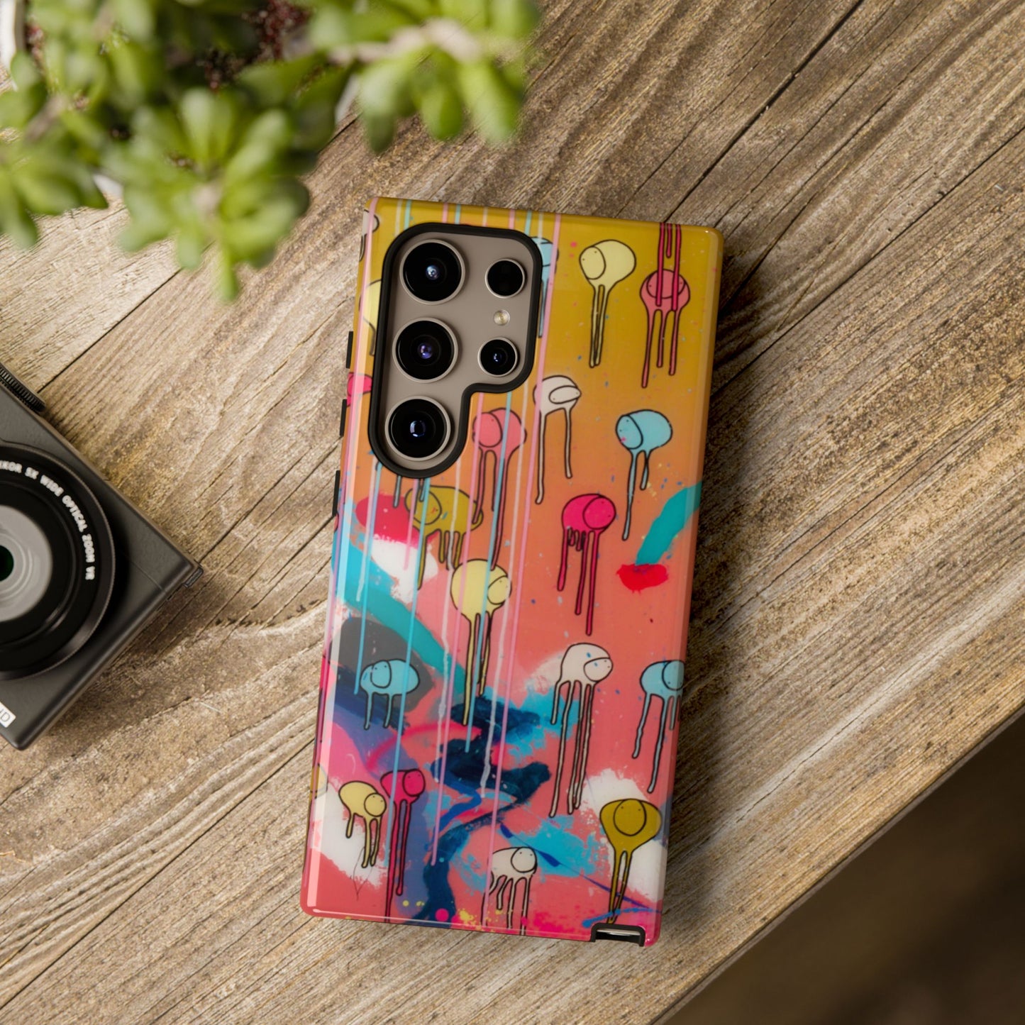 RAINING COWS "Bubble Gum Sun" Phone Case