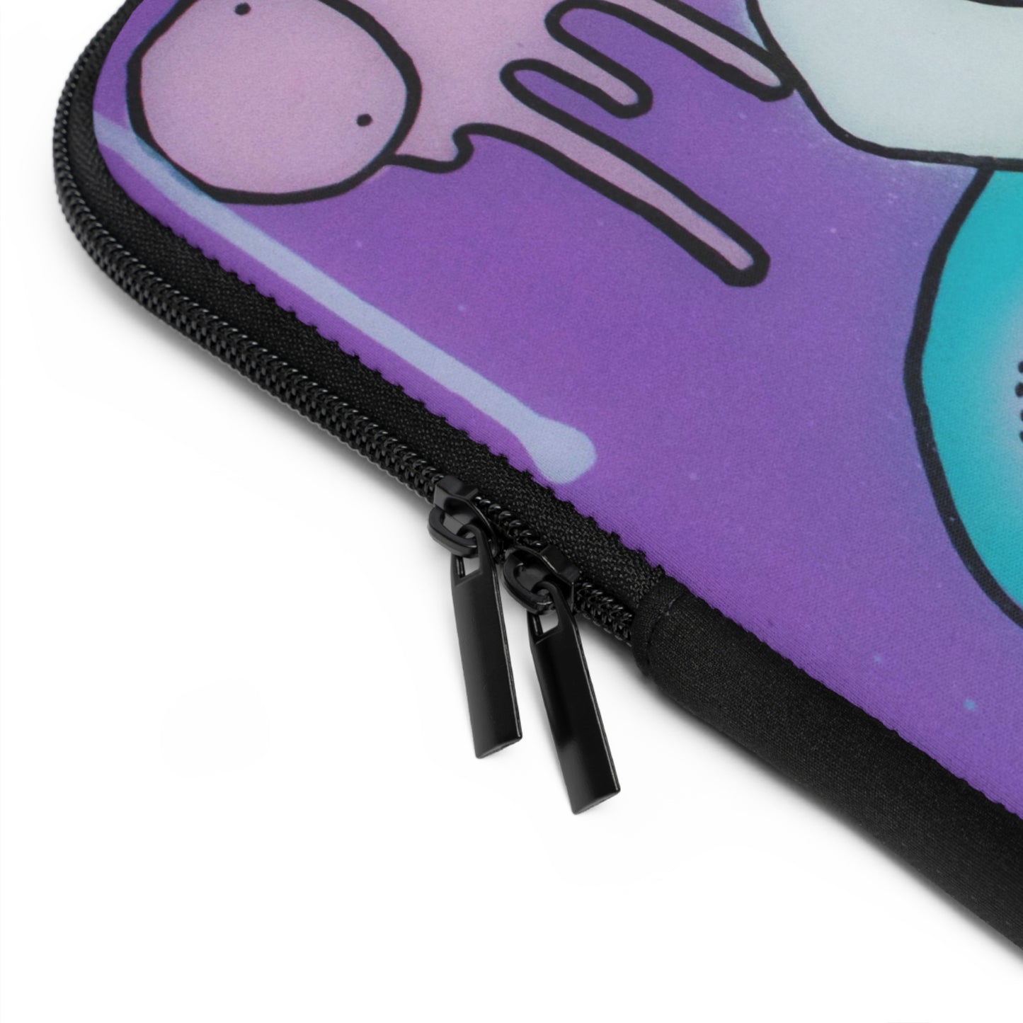 RAINING COWS "Yellow Interference" Laptop Sleeve