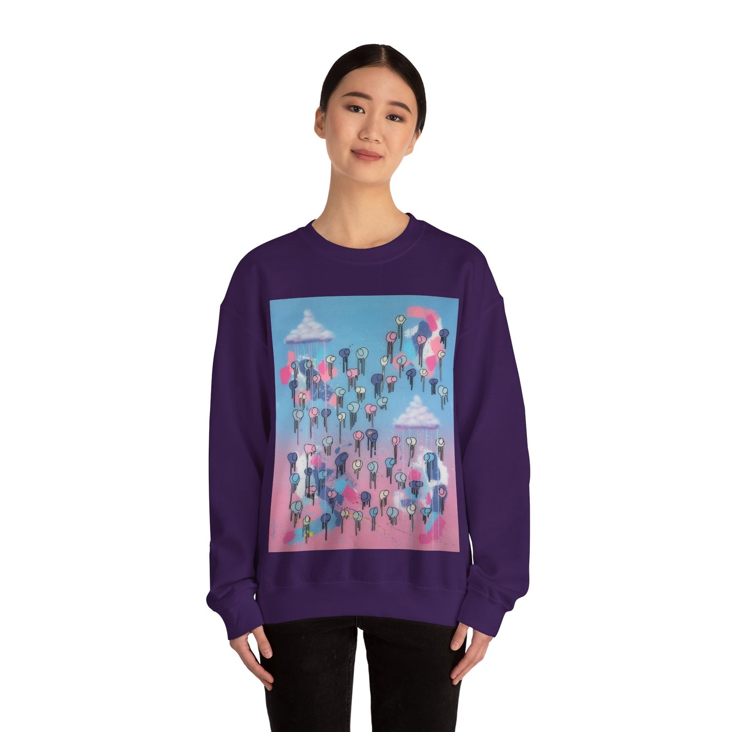 RAINING COWS "Sky Blossom" Sweatshirt
