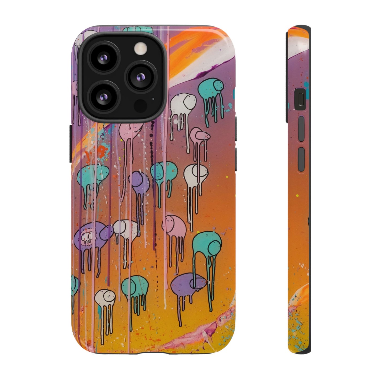 RAINING COWS "Purple Sunset with a Yellow Twist" Phone Case