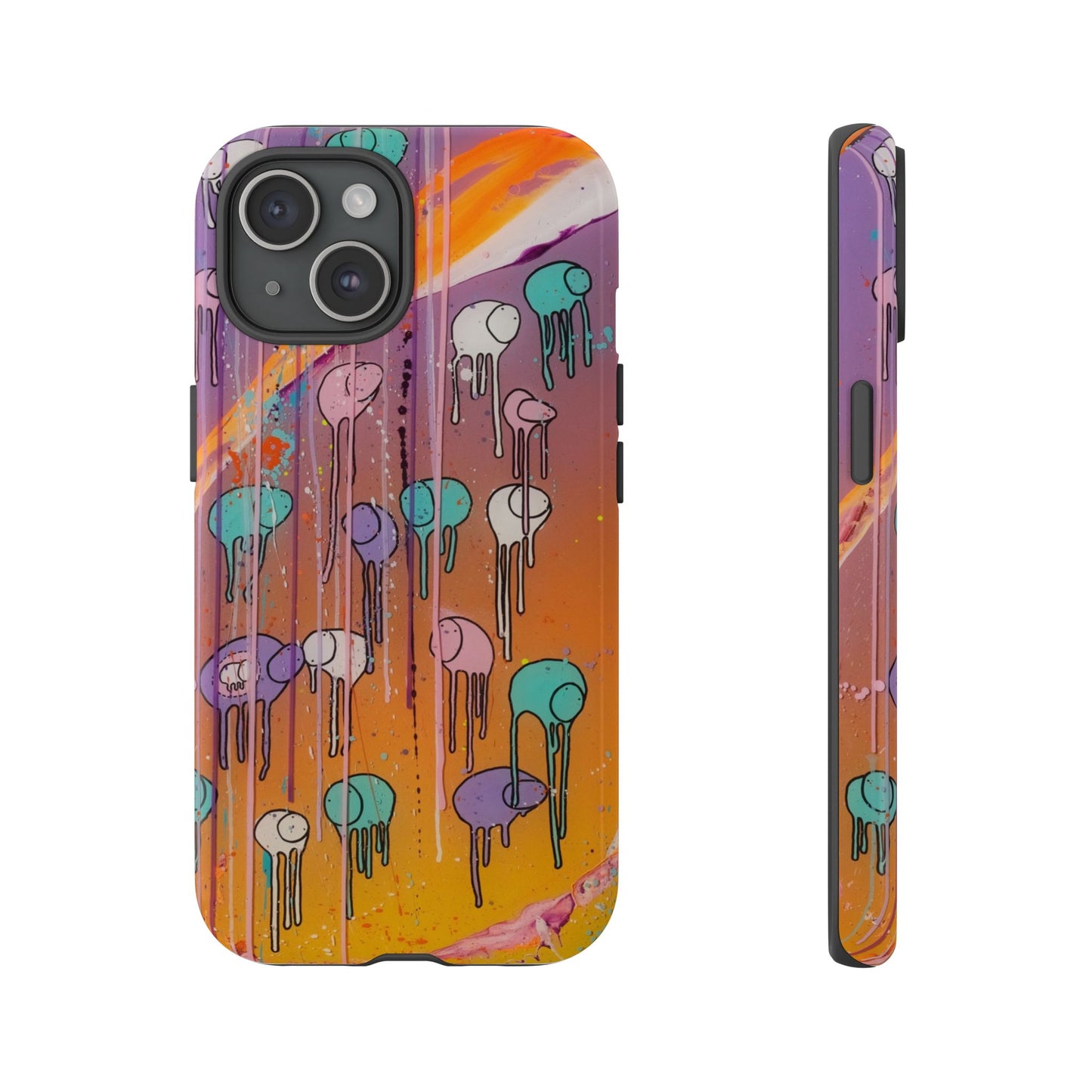 RAINING COWS "Purple Sunset with a Yellow Twist" Phone Case