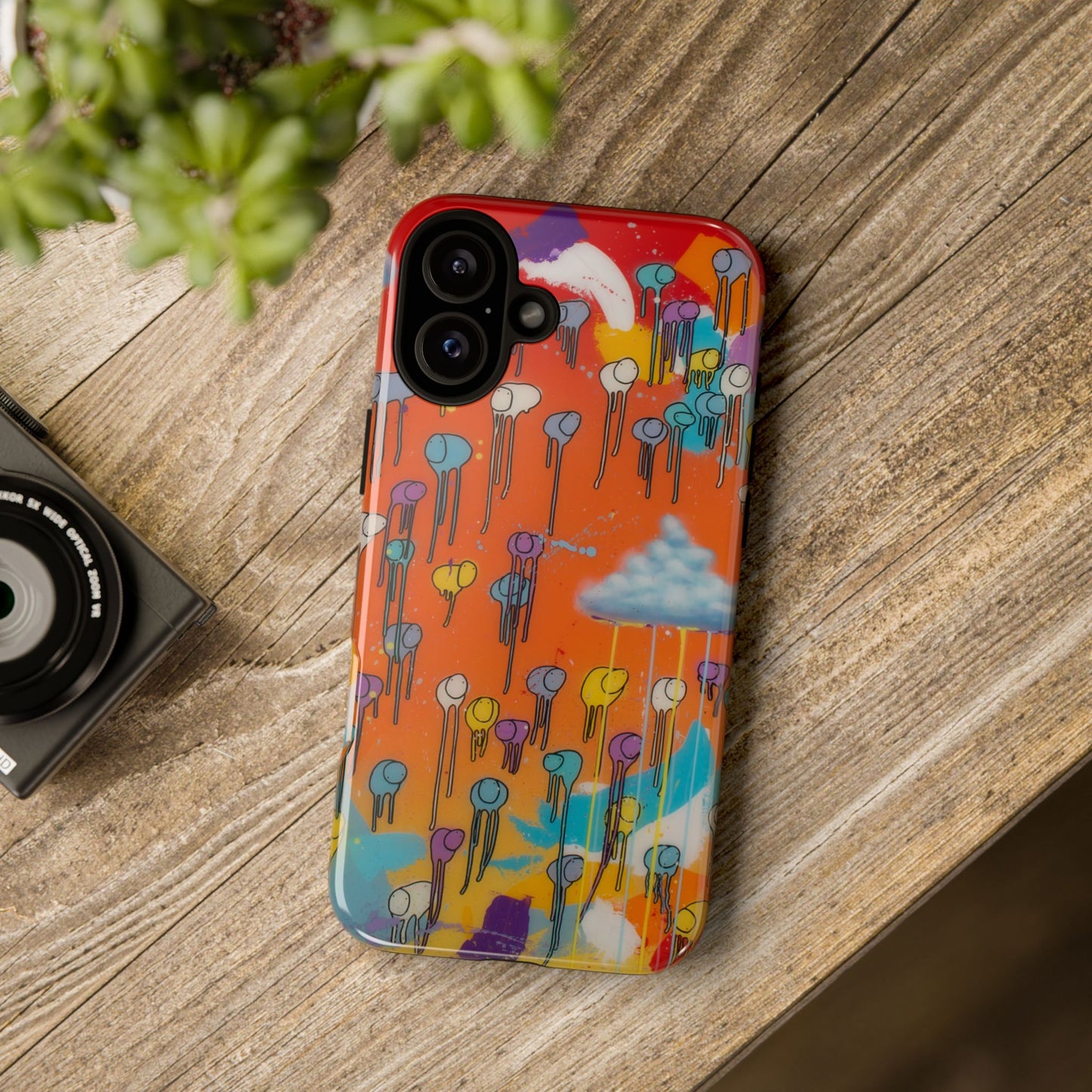RAINING COWS "Dancing Flame" Phone Case