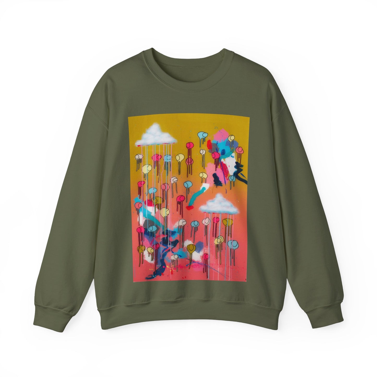 RAINING COWS "Bubble Gum Sun" Sweatshirt
