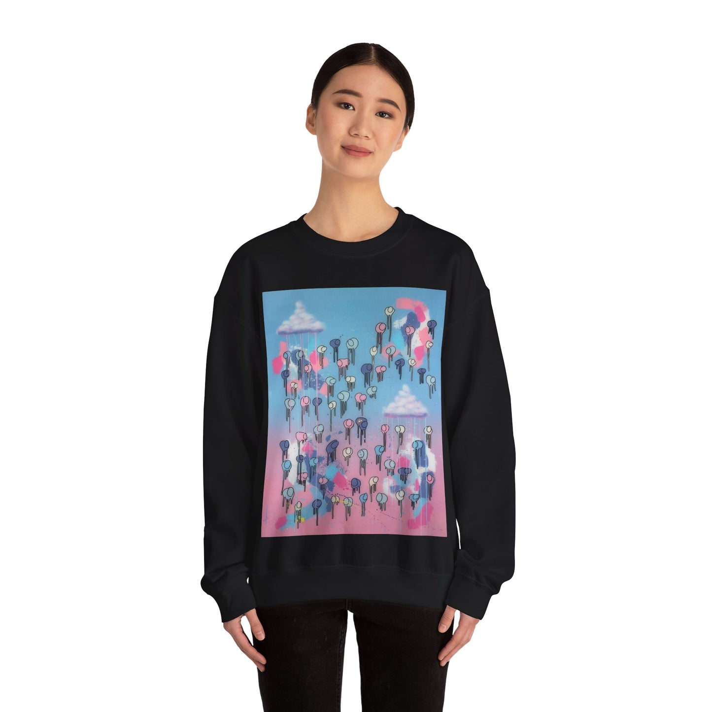 RAINING COWS "Sky Blossom" Sweatshirt
