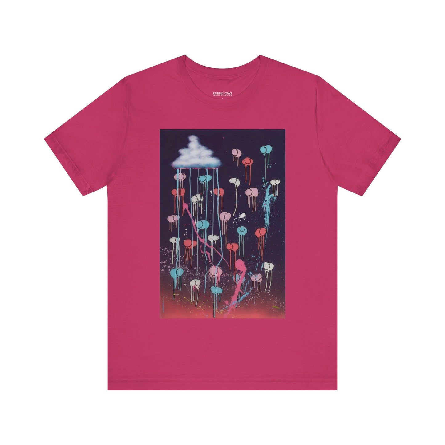RAINING COWS "Pink Lightning" T-Shirt