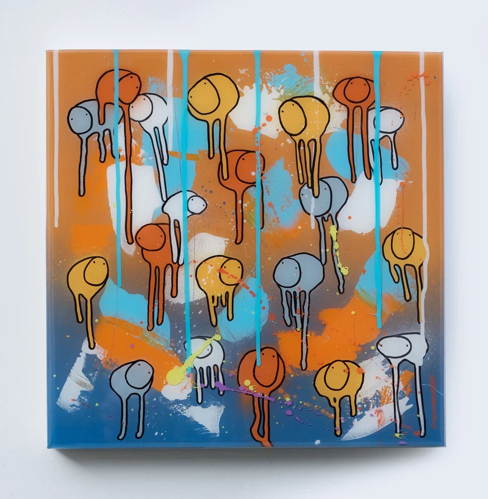 RAINING COWS “Orange Sun”