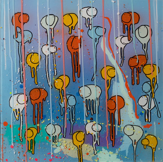RAINING COWS Dancing Shadows By Morgan Sheardown Toronto Artist